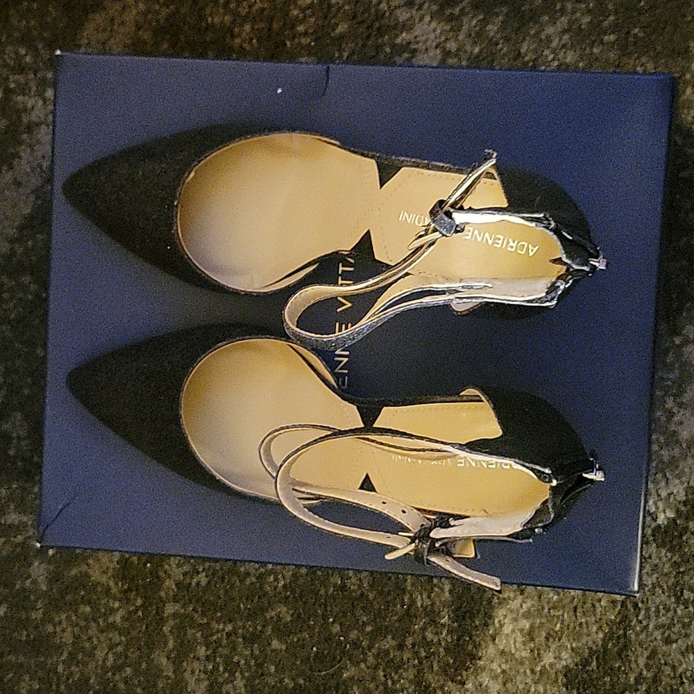 Adrienne vittadini glitter heels
